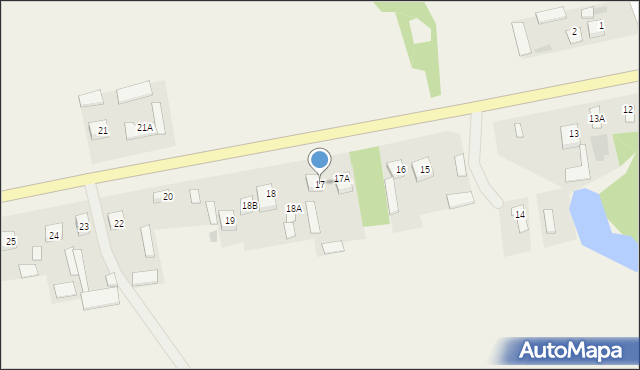 Dobrosławów, Dobrosławów, 17, mapa Dobrosławów