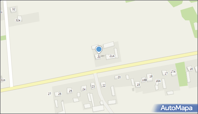 Dobrosławów, Dobrosławów, 21, mapa Dobrosławów