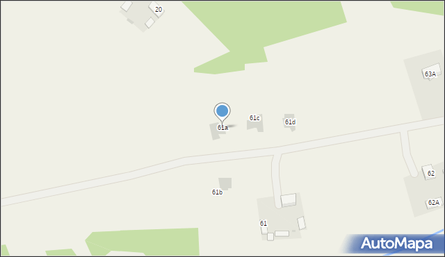 Dobrosławów, Dobrosławów, 61a, mapa Dobrosławów