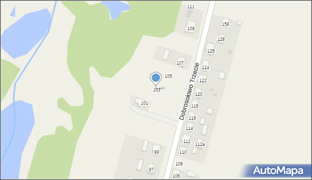 Dobrosołowo, Dobrosołowo, 103, mapa Dobrosołowo