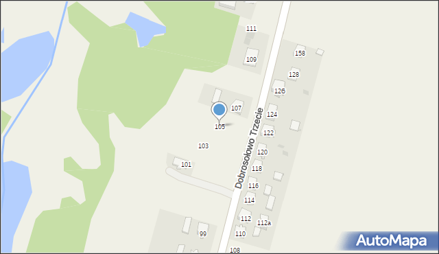 Dobrosołowo, Dobrosołowo, 105, mapa Dobrosołowo