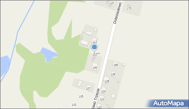 Dobrosołowo, Dobrosołowo, 111, mapa Dobrosołowo