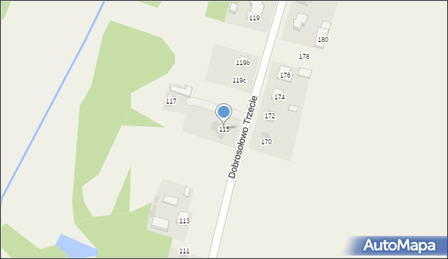 Dobrosołowo, Dobrosołowo, 115, mapa Dobrosołowo