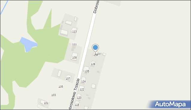 Dobrosołowo, Dobrosołowo, 158, mapa Dobrosołowo