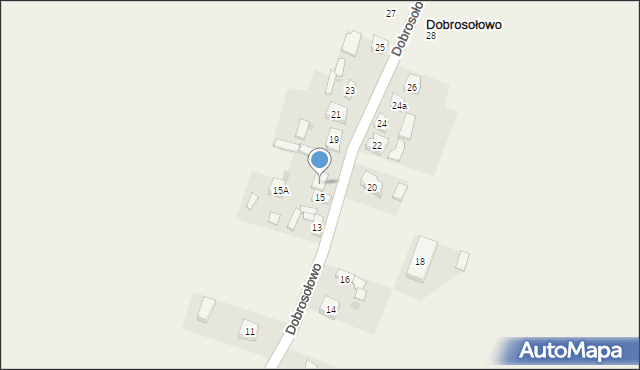 Dobrosołowo, Dobrosołowo, 17, mapa Dobrosołowo