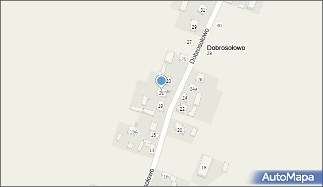 Dobrosołowo, Dobrosołowo, 21, mapa Dobrosołowo