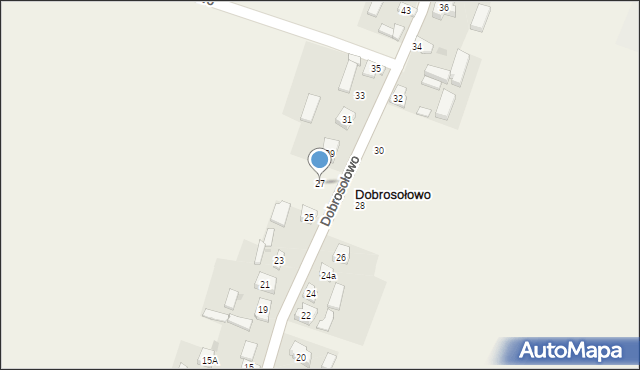 Dobrosołowo, Dobrosołowo, 27, mapa Dobrosołowo