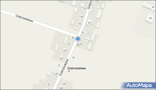 Dobrosołowo, Dobrosołowo, 32, mapa Dobrosołowo