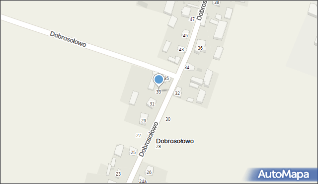 Dobrosołowo, Dobrosołowo, 33, mapa Dobrosołowo