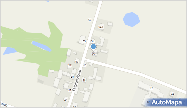Dobrosołowo, Dobrosołowo, 50, mapa Dobrosołowo
