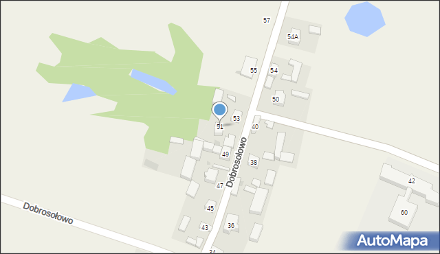 Dobrosołowo, Dobrosołowo, 51, mapa Dobrosołowo