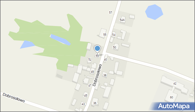 Dobrosołowo, Dobrosołowo, 53, mapa Dobrosołowo