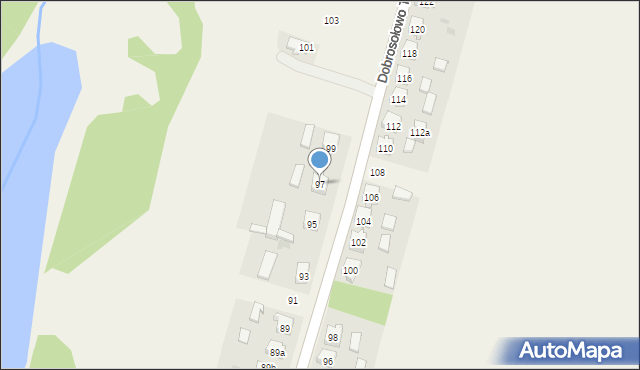 Dobrosołowo, Dobrosołowo, 97, mapa Dobrosołowo