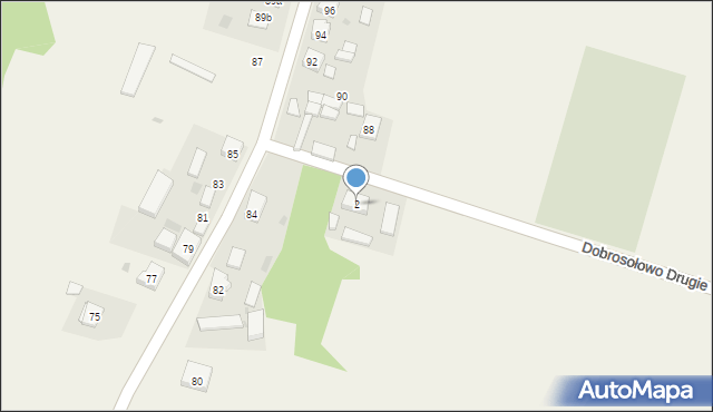 Dobrosołowo Drugie, Dobrosołowo Drugie, 2, mapa Dobrosołowo Drugie