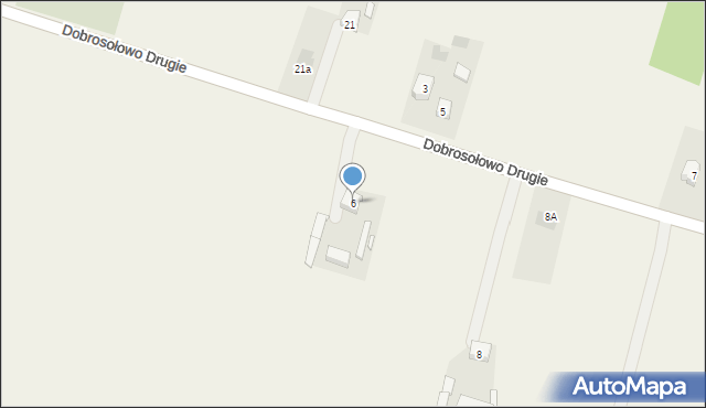 Dobrosołowo Drugie, Dobrosołowo Drugie, 6, mapa Dobrosołowo Drugie