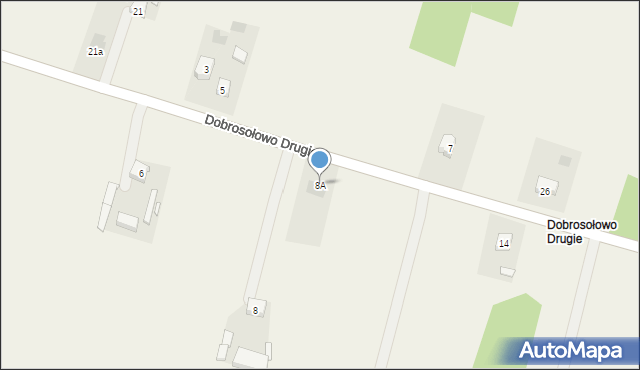Dobrosołowo Drugie, Dobrosołowo Drugie, 8A, mapa Dobrosołowo Drugie