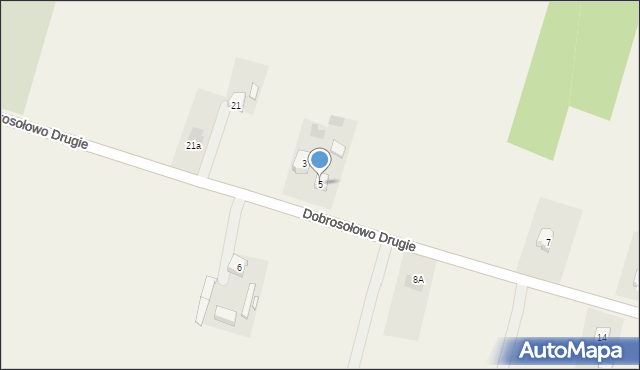 Dobrosołowo Drugie, Dobrosołowo Drugie, 5, mapa Dobrosołowo Drugie