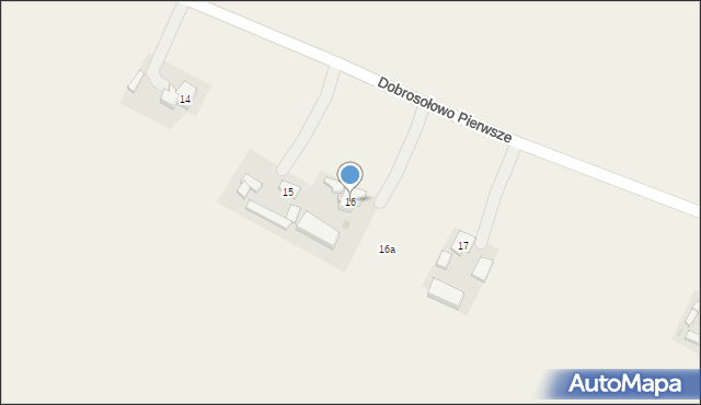 Dobrosołowo Pierwsze, Dobrosołowo Pierwsze, 16, mapa Dobrosołowo Pierwsze