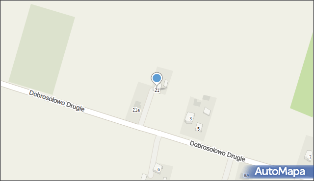 Dobrosołowo Trzecie, Dobrosołowo Trzecie, 21, mapa Dobrosołowo Trzecie
