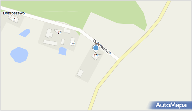 Dobroszewo, Dobroszewo, 17b, mapa Dobroszewo