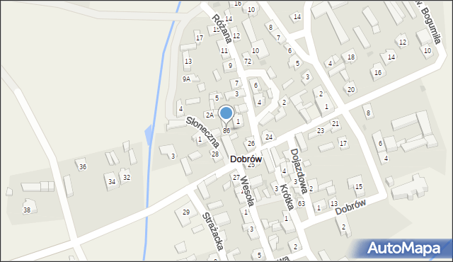 Dobrów, Dobrów, 86, mapa Dobrów