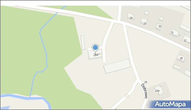 Dobrowo, Dobrowo, 28A, mapa Dobrowo