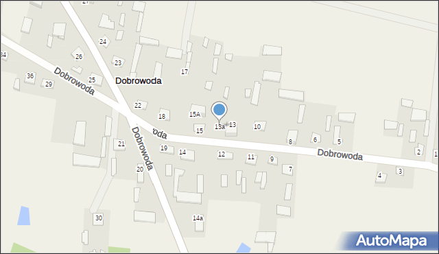 Dobrowoda, Dobrowoda, 13a, mapa Dobrowoda