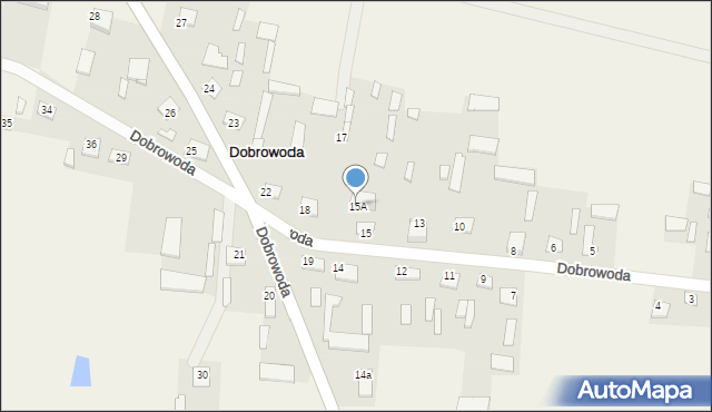 Dobrowoda, Dobrowoda, 15A, mapa Dobrowoda