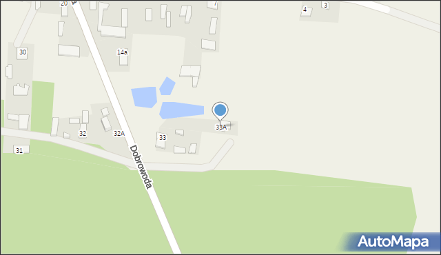 Dobrowoda, Dobrowoda, 33A, mapa Dobrowoda
