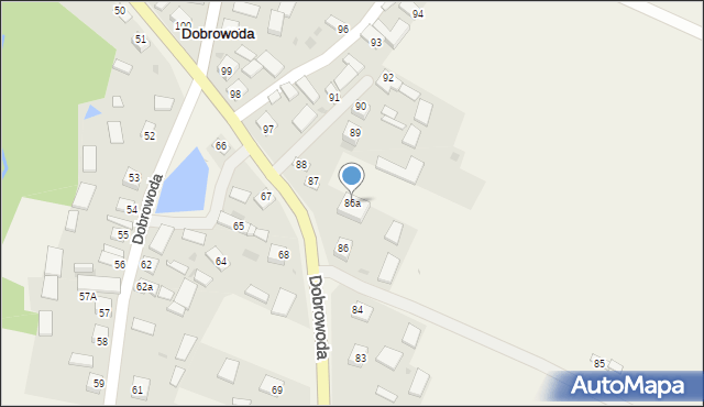 Dobrowoda, Dobrowoda, 86a, mapa Dobrowoda