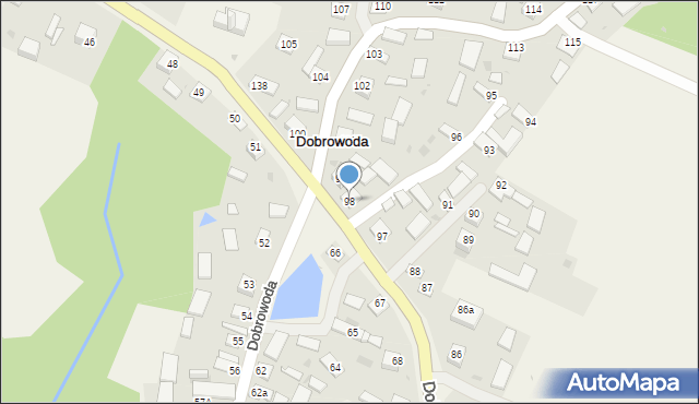 Dobrowoda, Dobrowoda, 98, mapa Dobrowoda