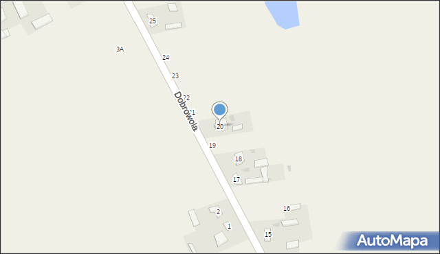 Dobrowola, Dobrowola, 20, mapa Dobrowola