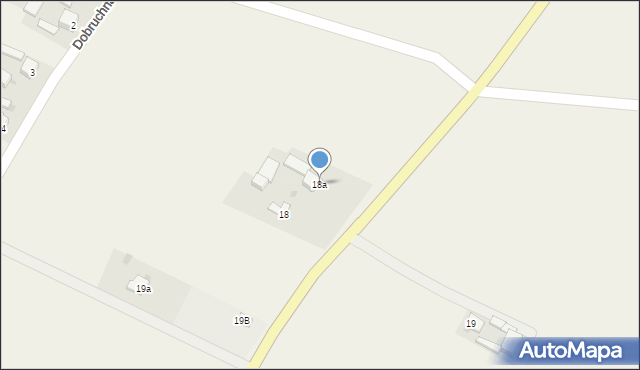 Dobruchna, Dobruchna, 18a, mapa Dobruchna