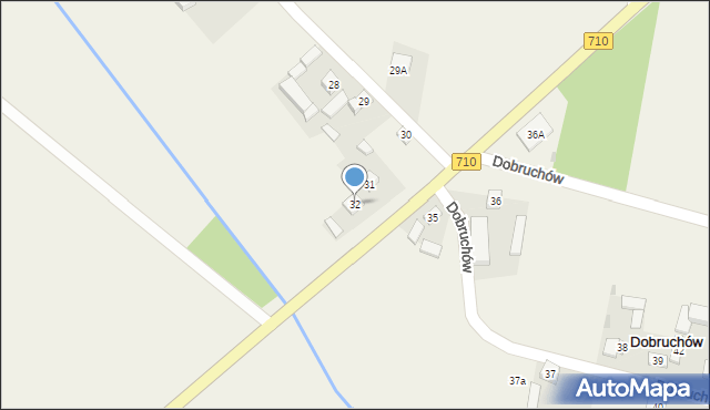 Dobruchów, Dobruchów, 32, mapa Dobruchów