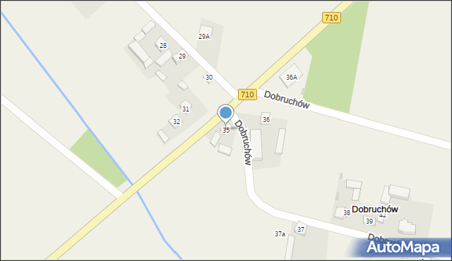 Dobruchów, Dobruchów, 35, mapa Dobruchów