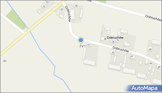 Dobruchów, Dobruchów, 37a, mapa Dobruchów
