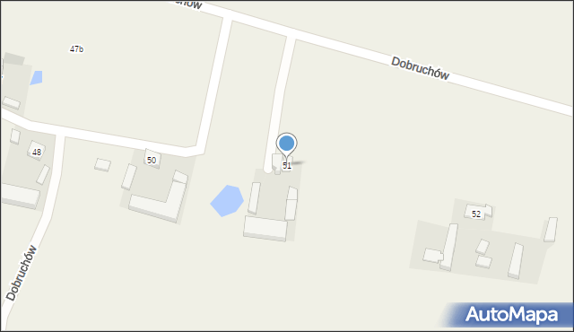 Dobruchów, Dobruchów, 51, mapa Dobruchów