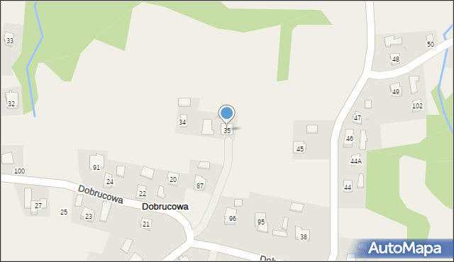 Dobrucowa, Dobrucowa, 35, mapa Dobrucowa