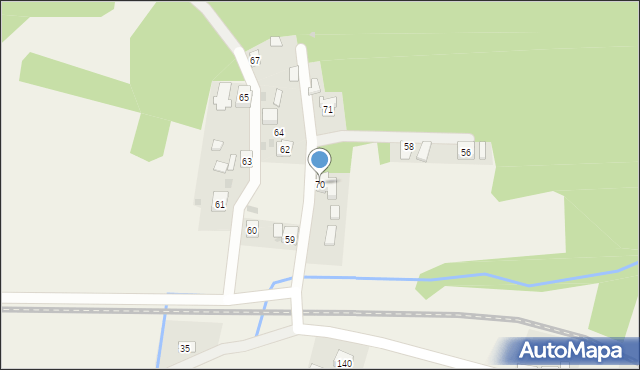Dobrucowa, Dobrucowa, 70, mapa Dobrucowa