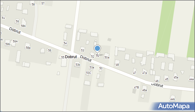 Dobrut, Dobrut, 51, mapa Dobrut