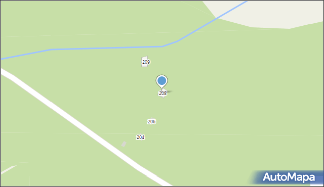 Dobry Las, Dobry Las, 208, mapa Dobry Las