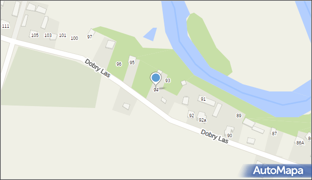 Dobry Las, Dobry Las, 94, mapa Dobry Las
