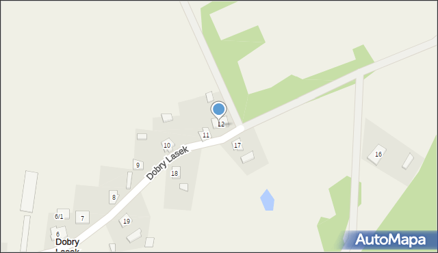 Dobry Lasek, Dobry Lasek, 12/2, mapa Dobry Lasek
