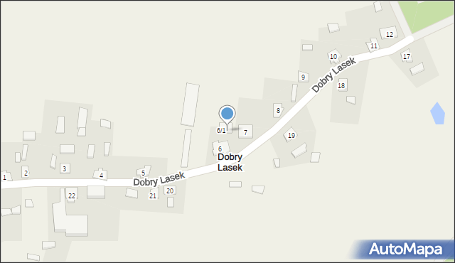 Dobry Lasek, Dobry Lasek, 6/2, mapa Dobry Lasek