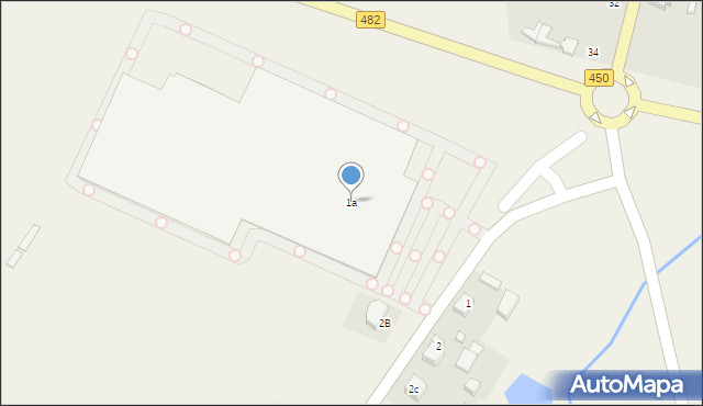 Dobrydział, Dobrydział, 1a, mapa Dobrydział