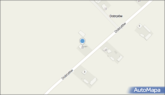 Dobryłów, Dobryłów, 12, mapa Dobryłów