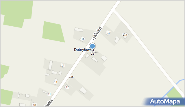 Dobryłówka, Dobryłówka, 15, mapa Dobryłówka