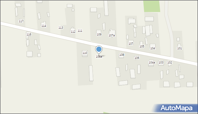 Dobryń Duży, Dobryń Duży, 108a, mapa Dobryń Duży