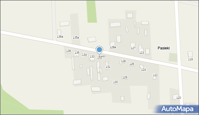 Dobryń Duży, Dobryń Duży, 132, mapa Dobryń Duży