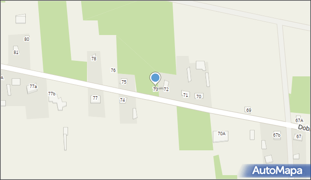 Dobryń Duży, Dobryń Duży, 73, mapa Dobryń Duży